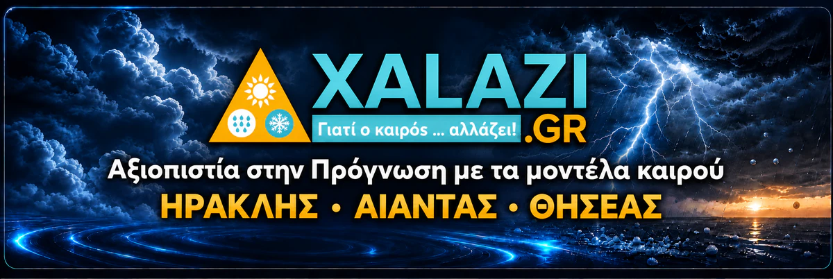XALAZI.GR — Γιατί ο καιρός αλλάζει! Αξιοπιστία στην πρόγνωση με τα μοντέλα Ηρακλής, Αίαντας και Θησέας
